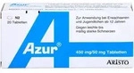 PZN-DE 01384681, Aristo Pharma AZUR Tabletten 20 St., Grundpreis: &euro; 0,14 /