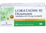 PZN-DE 01476650, HEUMANN PHARMA LORATADIN 10 Heumann Tabletten 50 St., Grundpreis: