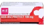 PZN-DE 01696788, AbZ-Pharma ASS AbZ PROTECT 100 mg magensaftresist.Tabl. 50 St.,