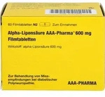 PZN-DE 12415982, AAA - Pharma ALPHA LIPONS&Auml;URE AAA- Pharma 600 mg Filmtabletten 60