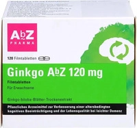 PZN-DE 14164739, AbZ-Pharma GINKGO AbZ 120 mg Filmtabletten 120 St., Grundpreis: