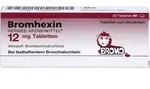 PZN-DE 16260602, BROMHEXIN Hermes Arzneimittel 12 mg Tabletten 20 St., Grundpreis: