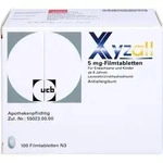 PZN-DE 03564625, EMRA-MED Arzneimittel XYZALL 5 mg Filmtabletten 100 St., Grundpreis: