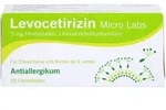 PZN-DE 16821006, Levocetirizin Micro Labs 5 mg Filmtabletten 20 St., Grundpreis: