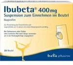 PZN-DE 19382748, betapharm Arzneimittel IBUBETA 400 mg Suspension zum Einnehmen im