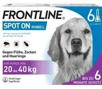 FRONTLINE Spot on H 40 L&ouml;sung f.Hunde 6 St.