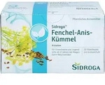 SIDROGA Fenchel Anis K&uuml;mmel Tee Filterbeutel 40 g