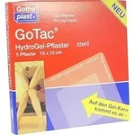 GOTAC HydroGel-Pflaster L 10x10 cm steril 5 St.