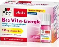 PZN-DE 17250480, Queisser Pharma DOPPELHERZ B12 Intense Vita-Energie Trinkfl. 8 St.,