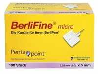 BERLIFINE micro Kanülen 0,25x5 mm 100 St.
