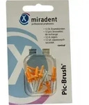 MIRADENT Interd.Pic-Brush Ersatzb.konisch orange 12 St.