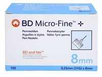 BD MICRO-FINE+ 8 Pen-Nadeln 0,25x8 mm 100 St.
