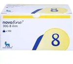 NOVOFINE Nadeln 0,30x8 mm 100 St.