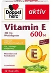 DOPPELHERZ Vitamin E 600 N Weichkapseln 40 St.