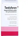 TARDYFERON Depot-Eisen(II)-sulfat 80 mg Retardtab. 50 St.
