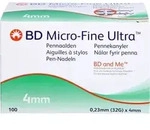 BD MICRO-FINE+ 4 Pen-Nadeln 0,23x4 mm 100 St.