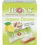 IBONS Ingwer Zitrone Box Kaubonbons 60 g