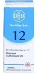 BIOCHEMIE DHU 12 Calcium sulfuricum D 6 Tabletten 80 St.