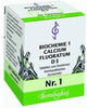 BIOCHEMIE 1 Calcium fluoratum D 3 Tabletten 80 St.