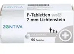P TABLETTEN wei&szlig; 7 mm Teilk. 50 St.