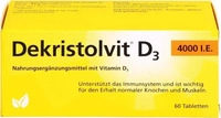 PZN-DE 10818581, Trommsdorff DEKRISTOLVIT D3 4000 I.E. Tabletten 60 St.,...