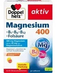 DOPPELHERZ Magnesium 400+B1+B6+B12+Fols&auml;ure BTA 90 St.