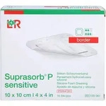 SUPRASORB P sensitive PU-Schaumv.border 10x10cm 10 St.