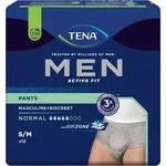TENA MEN Act.Fit Inkontinenz Pants norm.S/M grau 12 St.