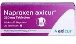 NAPROXEN axicur 250 mg Tabletten 20 St.