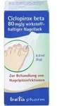CICLOPIROX beta 80 mg/g wirkstoffhalt.Nagellack 6,6 ml