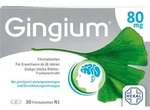 GINGIUM 80 mg Filmtabletten 30 St.
