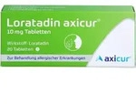 LORATADIN axicur 10 mg Tabletten 20 St.