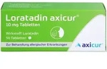LORATADIN axicur 10 mg Tabletten 50 St.