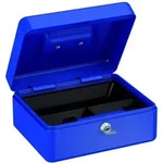 BASI GK 10M Geldkassette M Blau 3 M&uuml;nzf&auml;cher Hebelschloss