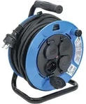 BGS 3375 Kabeltrommel 25m 3 x 1,5mm 4 Steckdosen mit Verschlusskappe 3500W IP 44