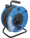 BGS 3378 Kabeltrommel 50m 3 x 1,5mm 4 Steckdosen mit Verschlusskappe 3500W IP 44