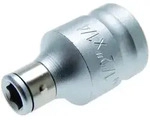 BGS 8201 Bit Adapter mit Haltekugel Antrieb 12,5mm (1/2") auf Sechskant 6,3mm (1/4")