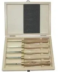 PROXXON 27023 Satz HSS Drechselmei&szlig;el f&uuml;r Drechselbank DB 250 5tlg