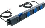 BGS DIY 80190 Netzversorgungsleiste 4-fach f&uuml;r Schrankwand System Steckdosenleiste