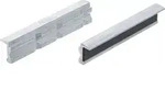 BGS 9285 Satz Schraubstock Schutzbacken aus Aluminium V + H Profil Breite 150mm...