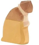 OSTHEIMER 40501 Hirte kniend aus Holz H&ouml;he 10,5cm Weihnachten Krippenfiguren