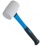 BGS 1965 Gummihammer 250g wei&szlig; als Plattenhammer Schonhammer Ausbeulhammer