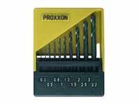 PROXXON 28874 Set HSS Spiralbohrer 0,3-3,2mm mit Halter 10 teilig