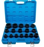 BGS 5242 Satz IMPACT N&uuml;sse 19-55mm 6-kant Antrieb 20mm (3/4") 17 teilig