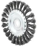 BGS 3986 Scheibenb&uuml;rste Zopfrundb&uuml;rste &Oslash;125mm Aufnahme &Oslash;22,2mm Stahl