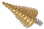 BGS 1615 Stufenbohrer mit Titan&uuml;berzug &Oslash;6-40.5mm 2,5mm steigend