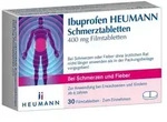Ibuprofen HEUMANN Schmerztabletten 400 mg Filmtabletten 30 St
