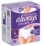 ALWAYS discreet Inkontinenz Pants plus L 9 St