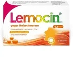 Lemocin gegen Halsschmerzen Orangengeschmack ab 12 Jahren 24 St