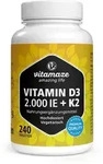 VITAMIN D3 K2 2000 I.E./100 &mu;g hochdosiert Tabl. 240 St